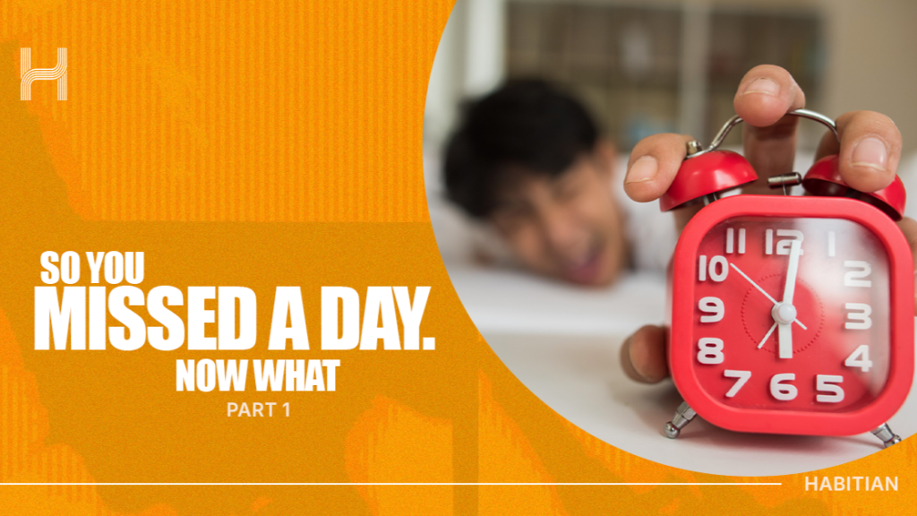 So You Missed a Day. Now What?